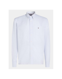 Chemise imprimée flex poplin bleu homme - Tommy Hilfiger