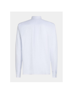 Chemise imprimée flex poplin bleu homme - Tommy Hilfiger