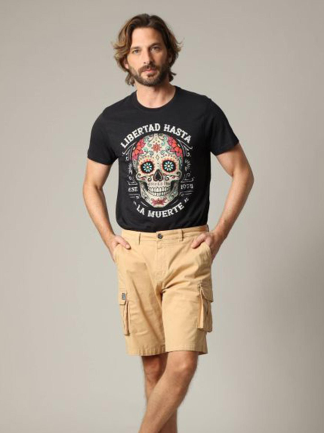 Short cargo slog beige homme - Deeluxe