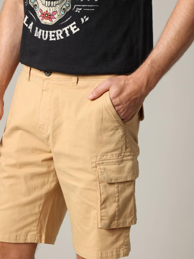 Short cargo slog beige homme - Deeluxe
