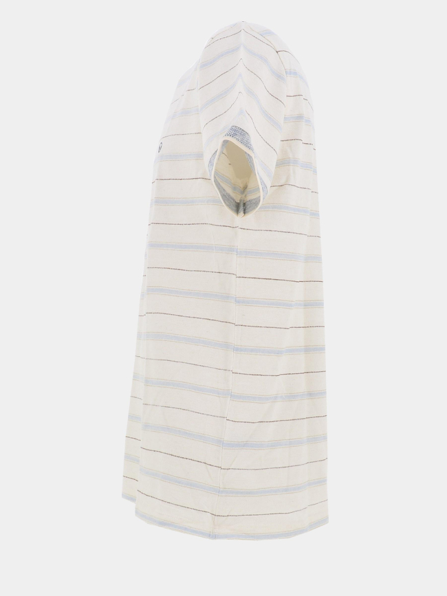 T-shirt rayé twinstar blanc bleu homme - Benson & Cherry