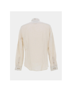 Chemise en lin lemar beige homme - Benson & Cherry