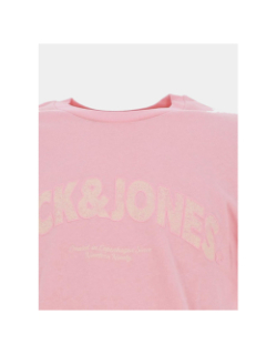 T-shirt almeria bold brand rose homme - Jack & Jones