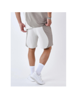Short jogging colorblock beige marron homme - Project X Paris