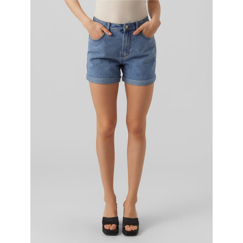 Short en jean loose zuri bleu femme - Vero Moda