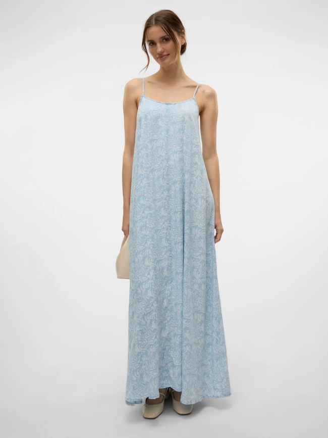 Robe longue midi harper bleu femme - Vero Moda