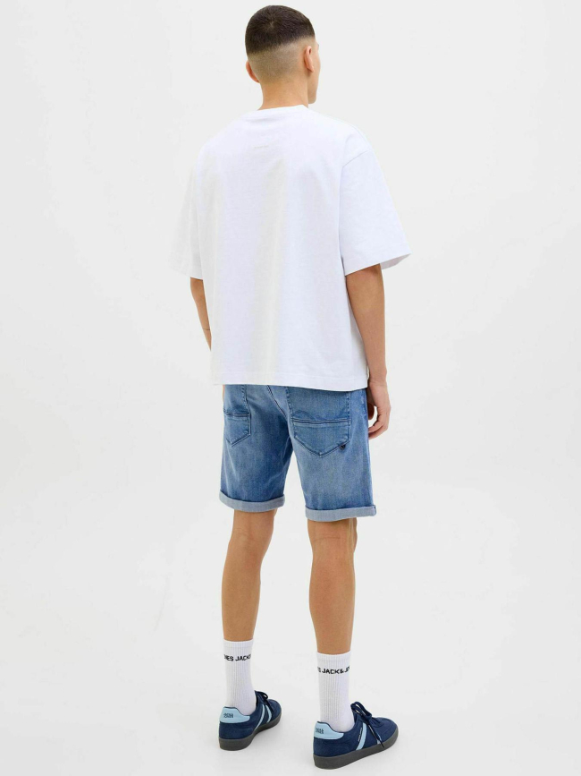 Short en jean super stretch rick jox bleu homme - Jack & Jones