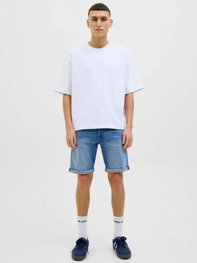 Short en jean super stretch rick jox bleu homme - Jack & Jones