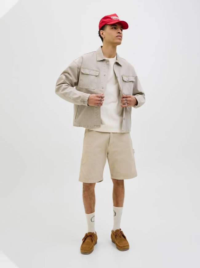 Short tony carpenter beige homme - Jack & Jones