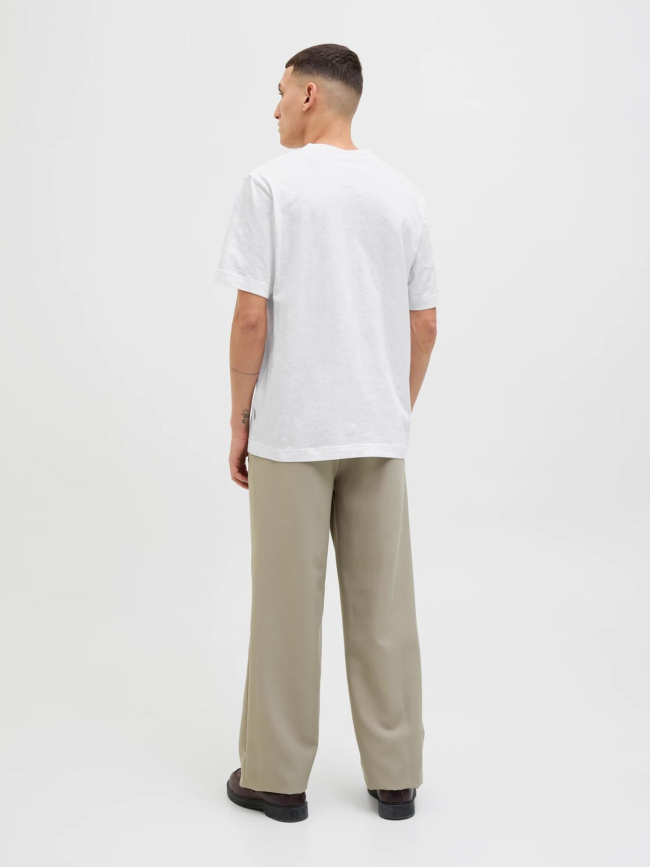 T-shirt à manches courtes jorsplit blanc homme - Jack & Jones