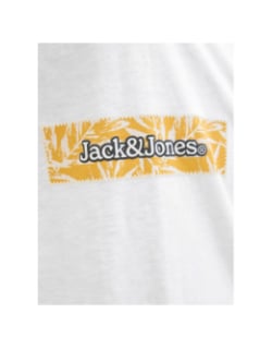 T-shirt à manches courtes jorsplit blanc homme - Jack & Jones