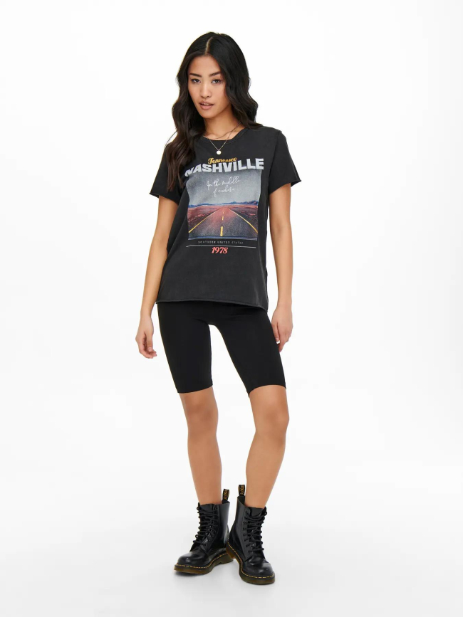 Short cycliste love noir femme - Only