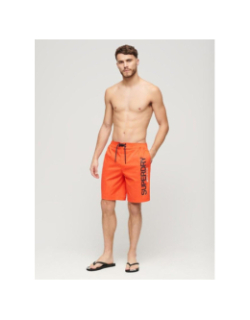 Short de bain sportswear board orange homme - Superdry