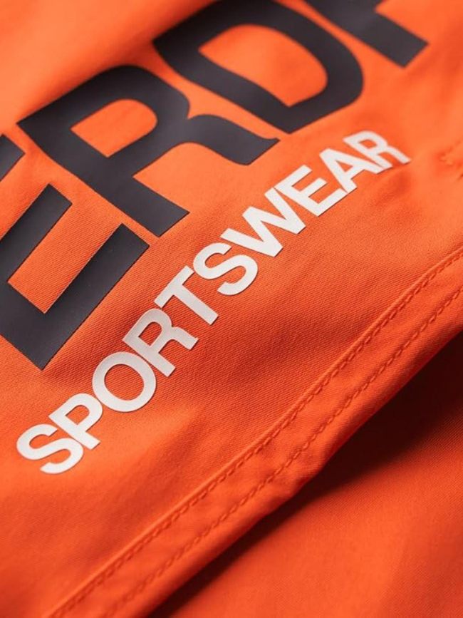 Short de bain sportswear board orange homme - Superdry