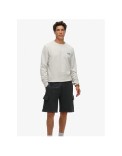 Short jogging cargo contrast stich gris homme - Superdry