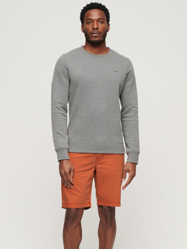 Short chino officier orange homme - Superdry