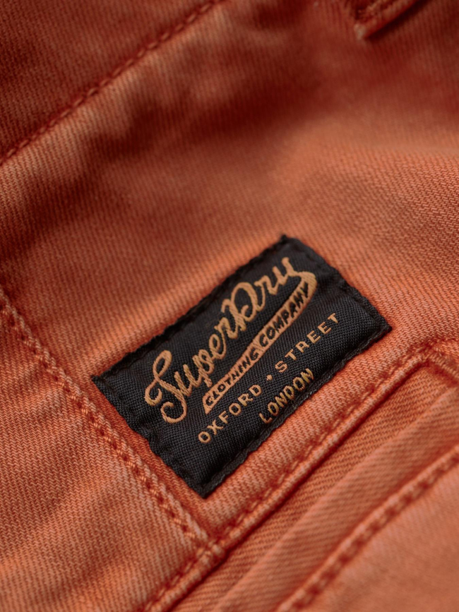 Short chino officier orange homme - Superdry