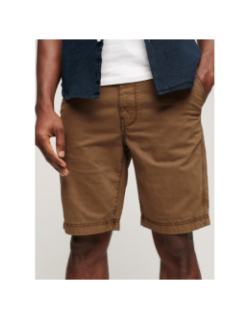 Short chino officier marron homme - Superdry