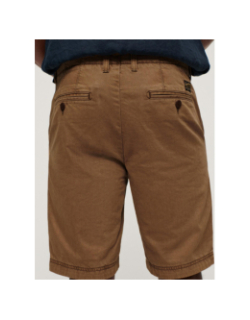Short chino officier marron homme - Superdry