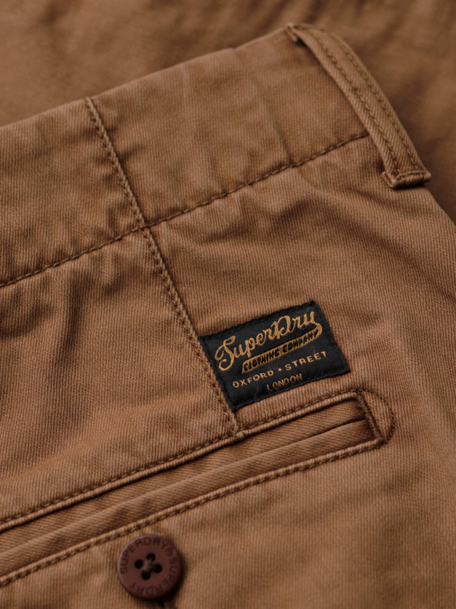 Short chino officier marron homme - Superdry