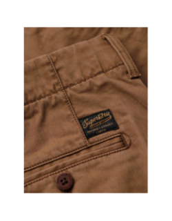 Short chino officier marron homme - Superdry