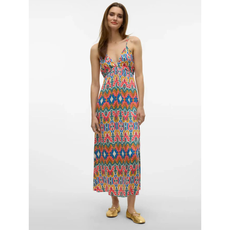 Robe midi claire multicolore femme - Vero Moda