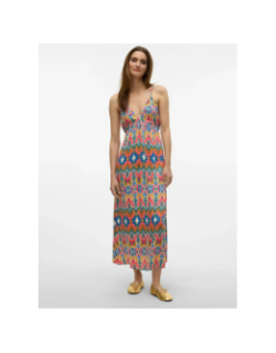 Robe midi claire multicolore femme - Vero Moda