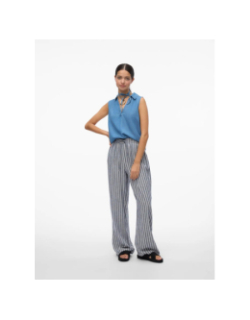 Débardeur effet denim harper bleu femme - Vero Moda