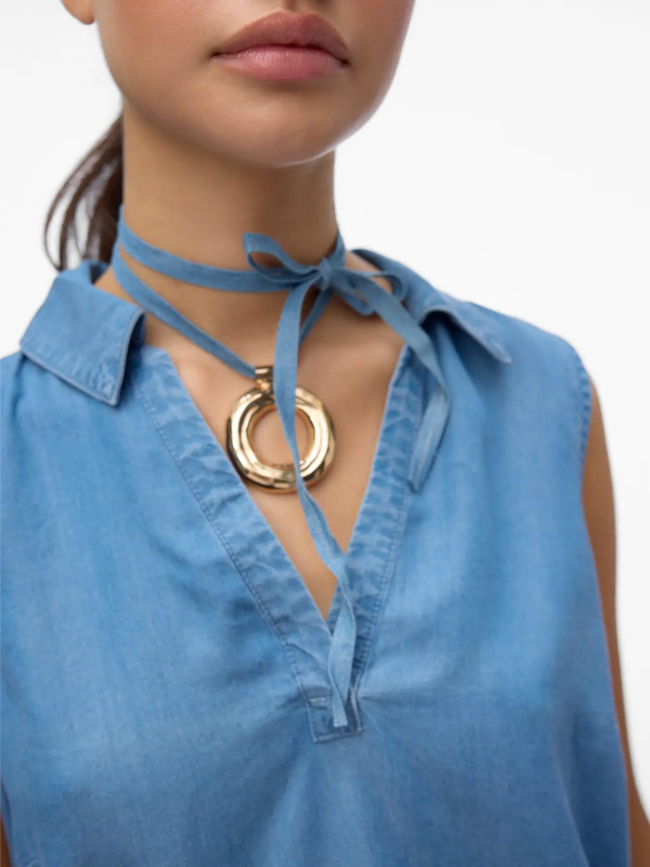 Débardeur effet denim harper bleu femme - Vero Moda