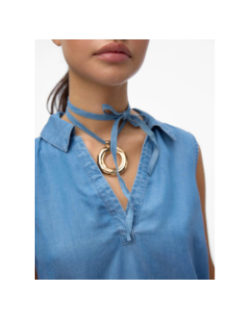 Débardeur effet denim harper bleu femme - Vero Moda