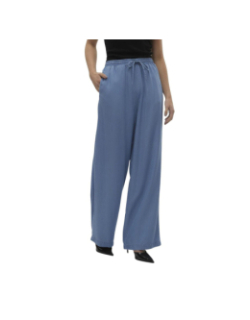 Pantalon fluide effet denim bree bleu femme - Vero Moda