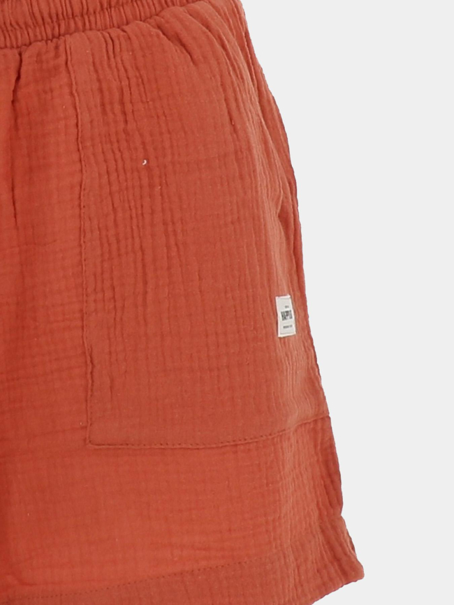 Short de plage vanessa sienne orange femme - Happy & So