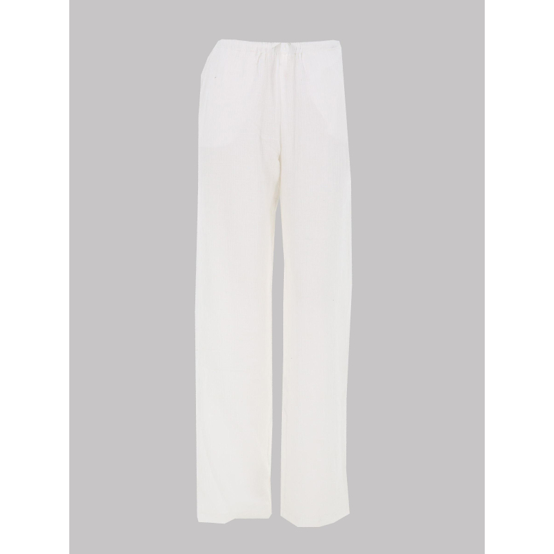 Pantalon de plage aurore blanc femme - Happy & So