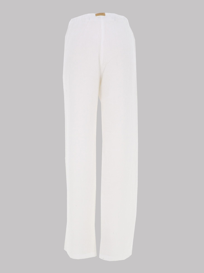 Pantalon de plage aurore blanc femme - Happy & So