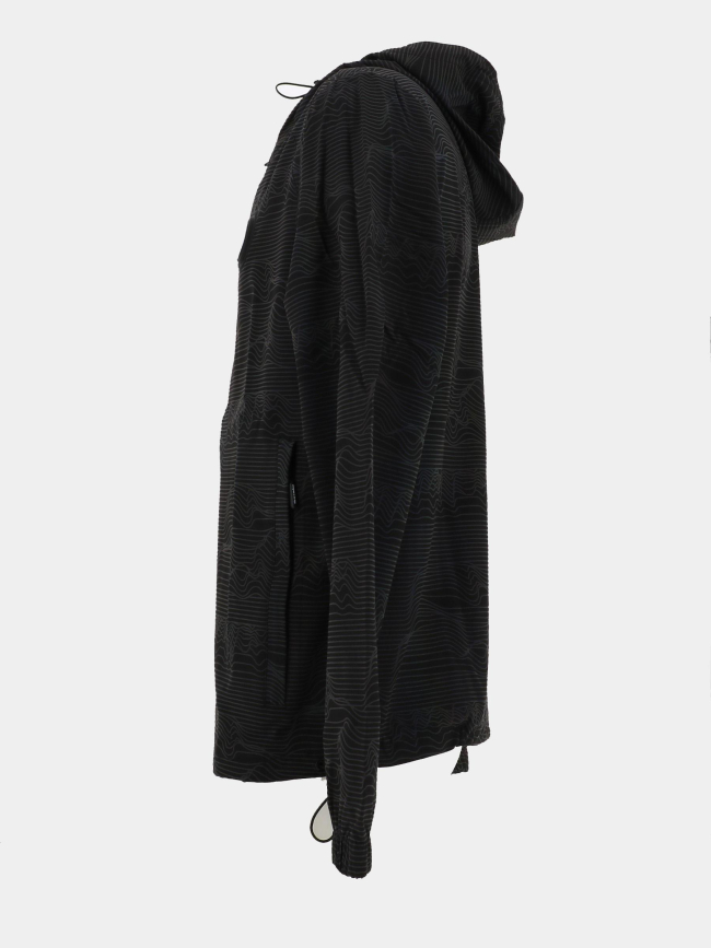 Veste à capuche réfléchissante ezra noir homme - Helvetica