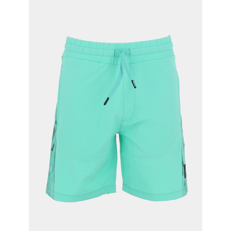 Short oran bleu vert homme - Helvetica