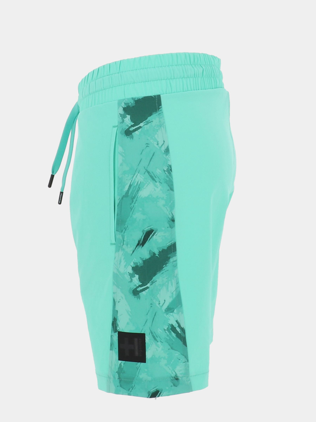 Short oran bleu vert homme - Helvetica