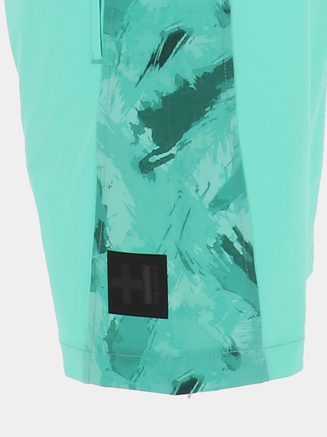 Short oran bleu vert homme - Helvetica