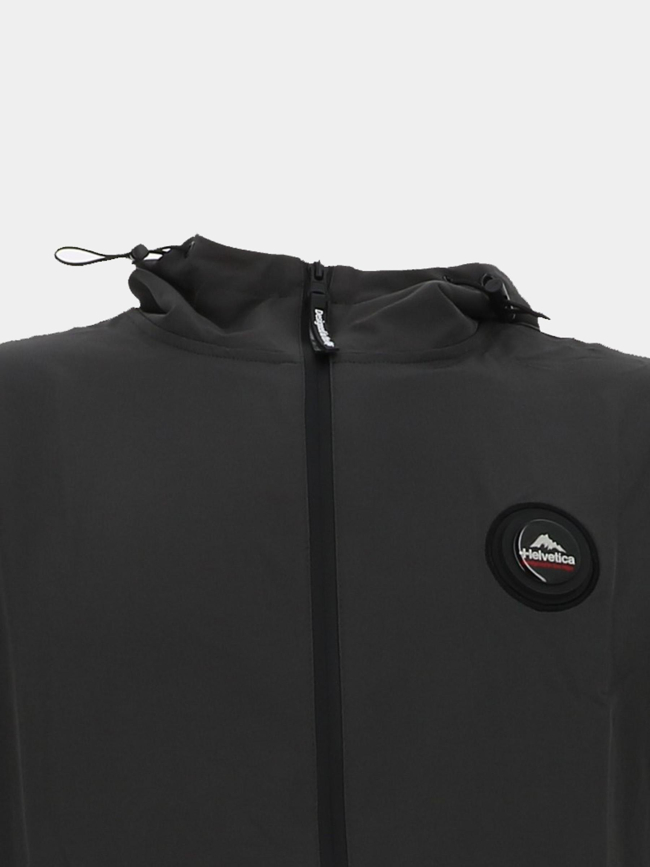 Veste à capuche neptune gris anthracite homme - Helvetica
