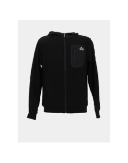 Veste à capuche terra noir homme - Helvetica