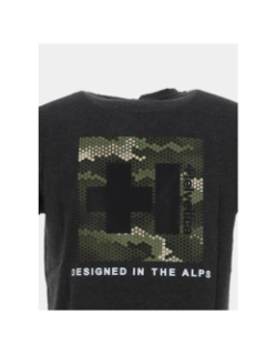 T-shirt blake chiné gris foncé homme - Helvetica