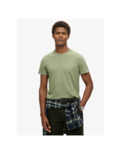 T-shirt crew slub sea spray kaki homme - Superdry