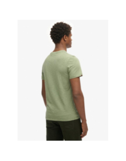 T-shirt crew slub sea spray kaki homme - Superdry