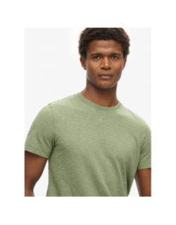T-shirt crew slub sea spray kaki homme - Superdry