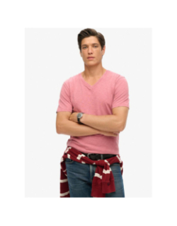 T-shirt col v mesa rose homme - Superdry
