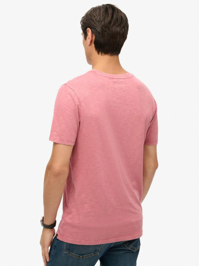 T-shirt col v mesa rose homme - Superdry