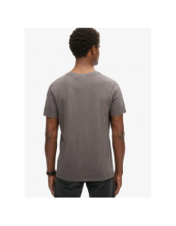 T-shirt col v gris homme - Superdry