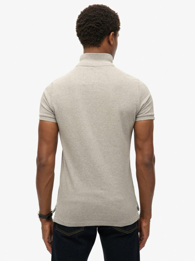 Polo vintage athletic gris homme - Superdry