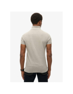 Polo vintage athletic gris homme - Superdry
