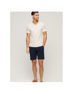 Short chino stretch eclipse bleu marine homme - Superdry